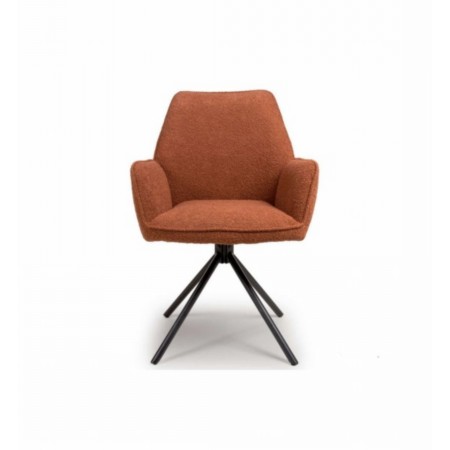Sturtons - Uno Chair Rust Boucle